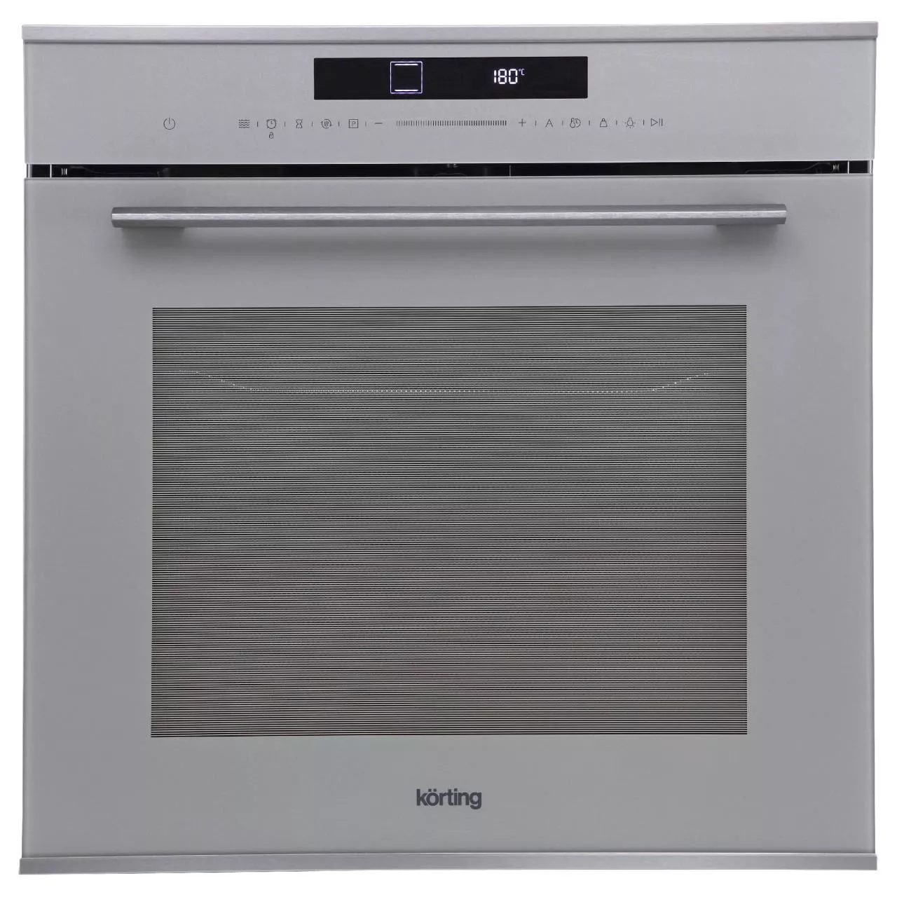 Духовой шкаф с СВЧ Korting OKB 1340 GBXGr MW RU, серый