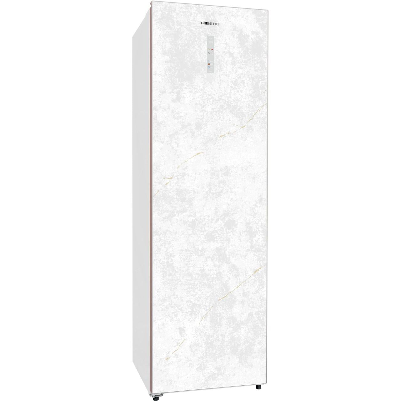Морозильник HIBERG i-FR 44G WS RU, белый мрамор