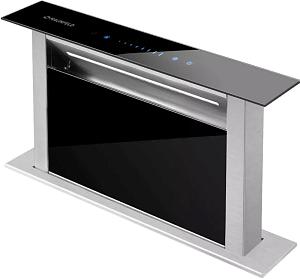 Вытяжка встраиваемая в столешницу Maunfeld Prestige 90 Black RU
